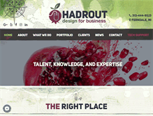 Tablet Screenshot of hadrout.com